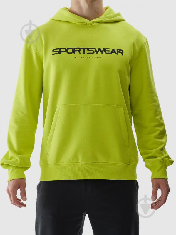 Джемпер 4F SWEATSHIRT M1259 4FWAW24TSWSM1259-45S р.2XL салатовый - фото 4