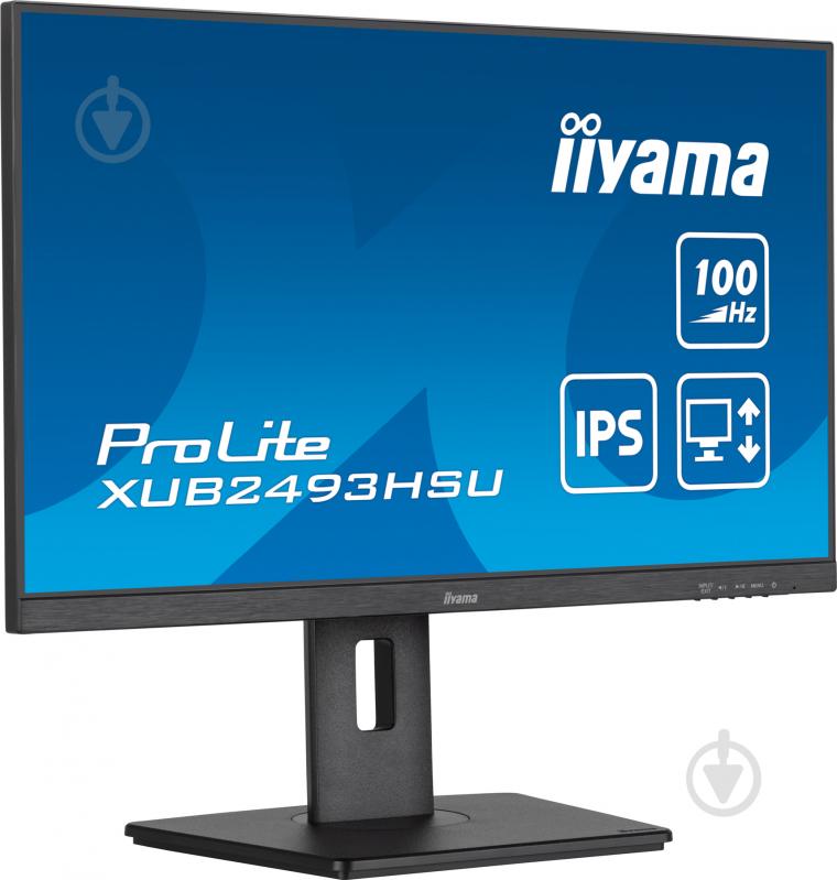 Монітор Iiyama Prolite XUB2493HSU-B6 23,8" (XUB2493HSU-B6) - фото 4