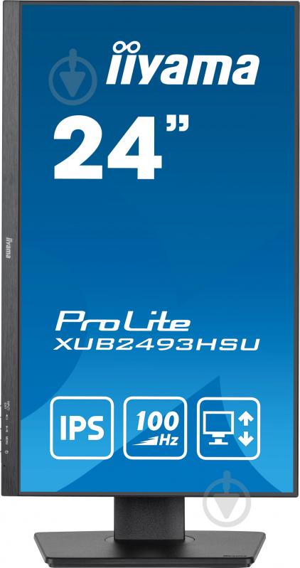 Монітор Iiyama Prolite XUB2493HSU-B6 23,8" (XUB2493HSU-B6) - фото 2