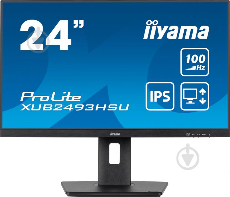 Монітор Iiyama Prolite XUB2493HSU-B6 23,8" (XUB2493HSU-B6) - фото 1