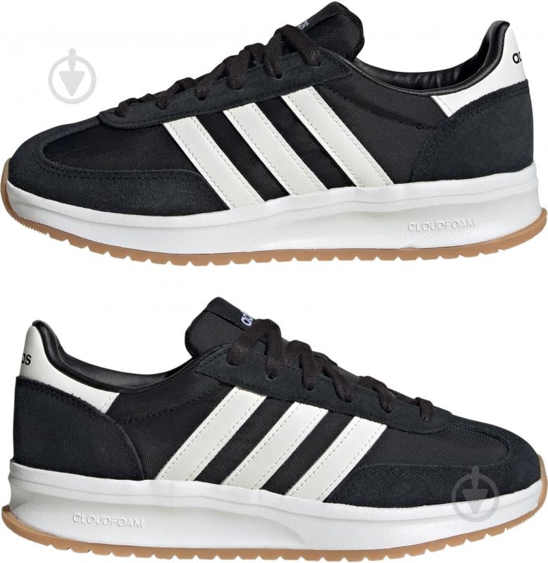 Кросівки жіночі демісезонні Adidas RUN 72 IH8595 р.39 1/3 чорні - фото 5