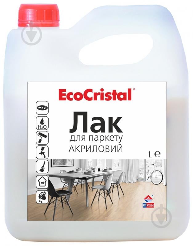 Лак для паркета EcoCristal ІР-18 ProCristal глянец прозрачный 1 л - фото 1