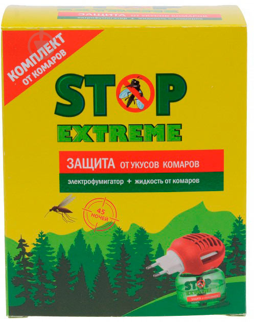 Комплект для защиты от комаров Stop Extreme электрофумигатор + жидкость от комаров 30 мл - фото 1