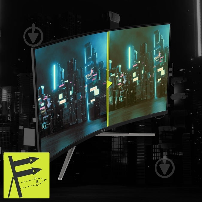 Монітор MSI 31,5" (MAG 325CQRF QD E2) - фото 6