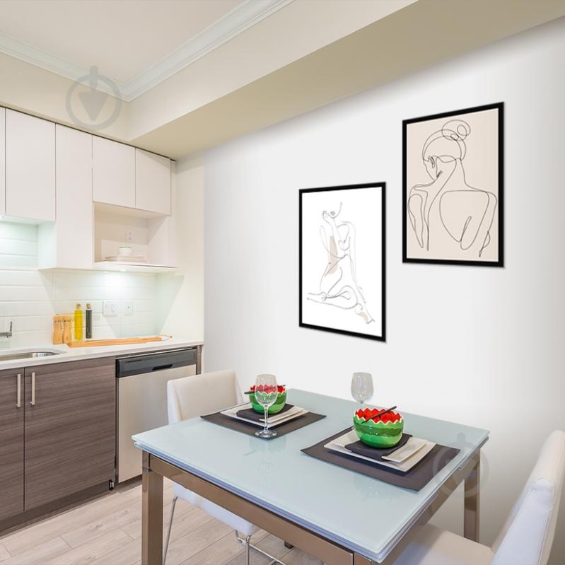Постер Контур девушки 2 шт. WS Holst 4-608226L - фото 2