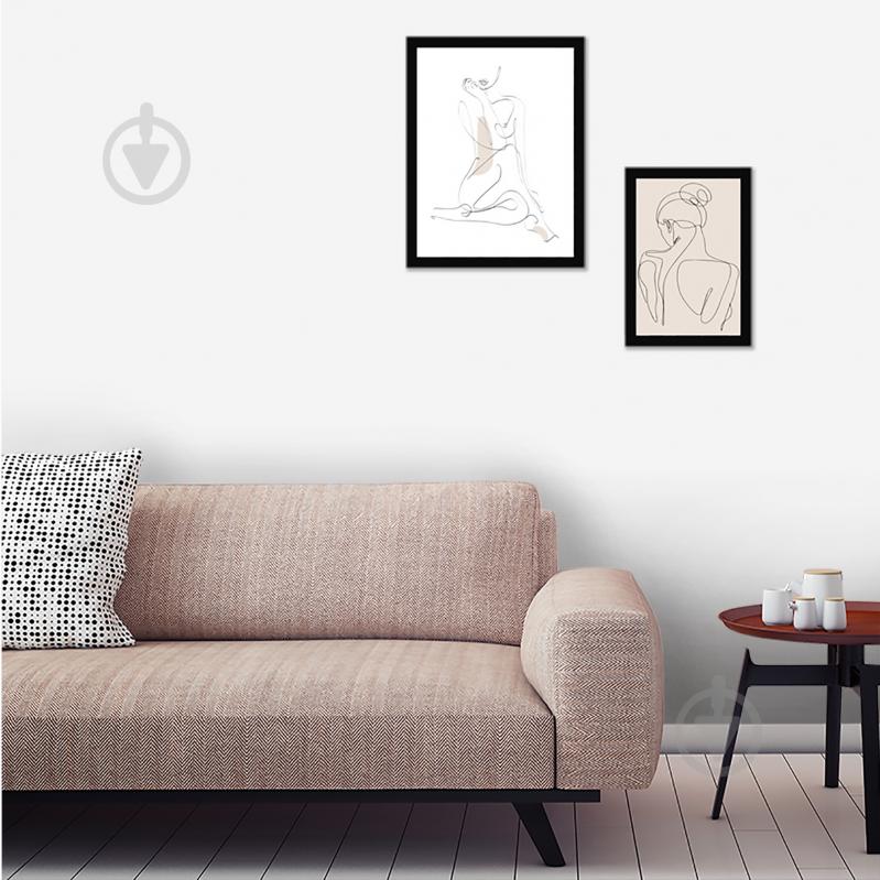 Постер Контур девушки 2 шт. WS Holst 4-608226S - фото 1