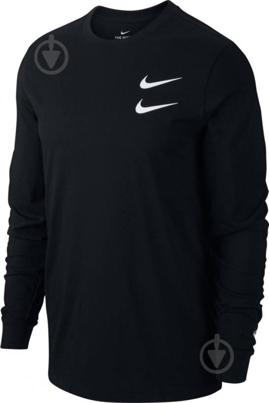 Футболка Nike M NSW SWSH LS TEE CK2259-010 р.L черный - фото 1