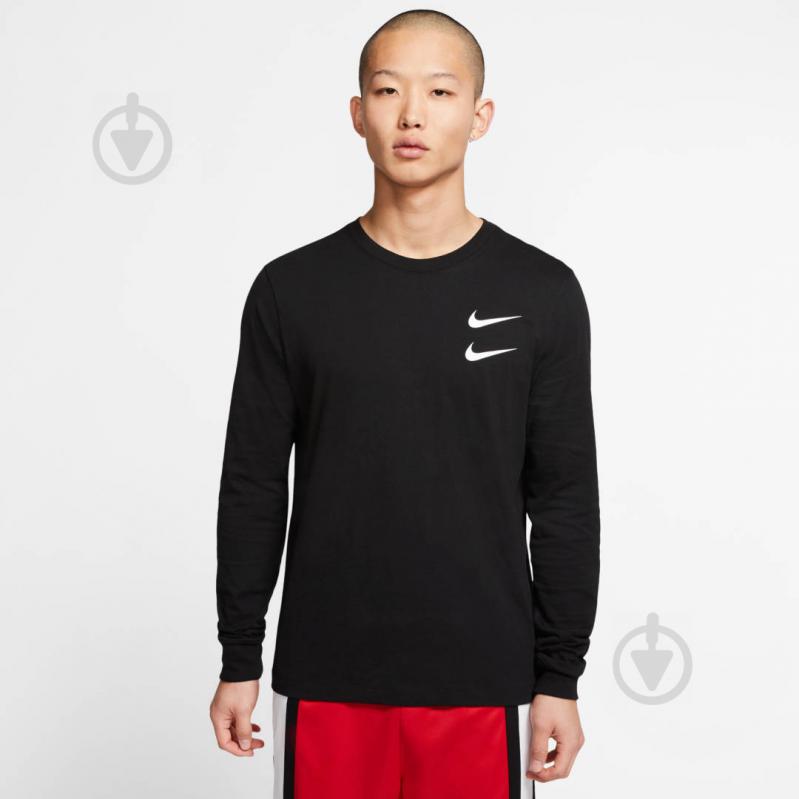 Футболка Nike M NSW SWSH LS TEE CK2259-010 р.XL черный - фото 3