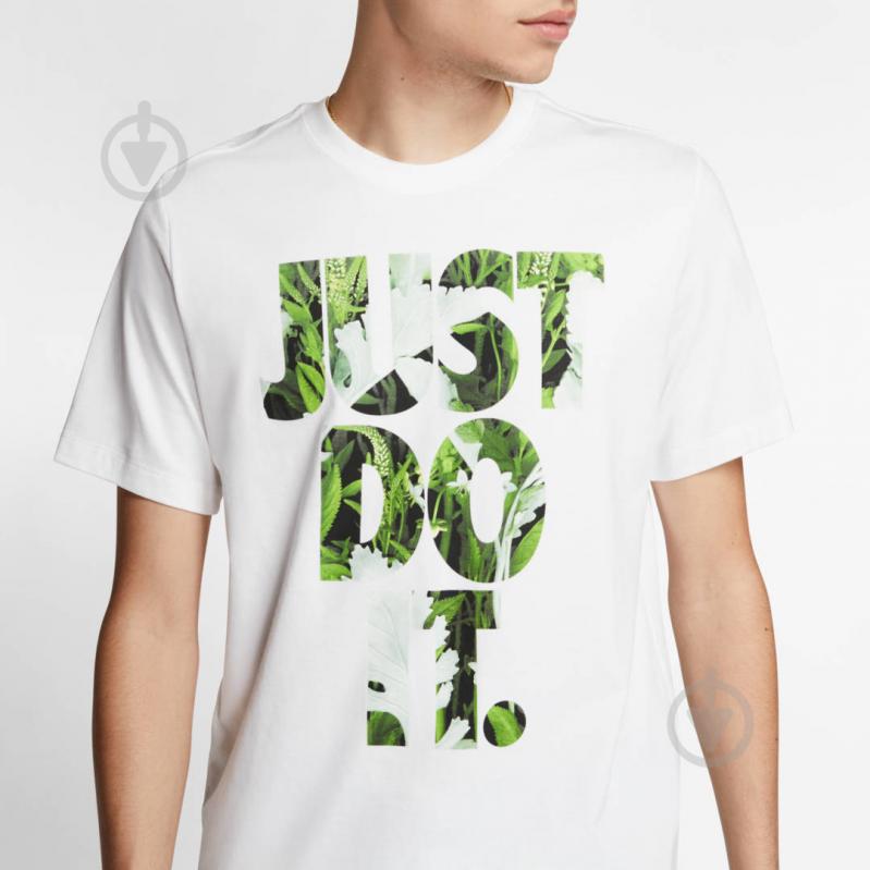 Футболка Nike M NSW SS JDI FLORAL TEE CK2295-100 р.2XL білий - фото 3