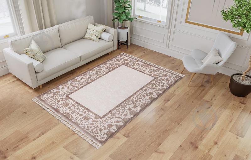 Ковер Art Carpet BONO 300 P49 beige D 60x110 см - фото 6