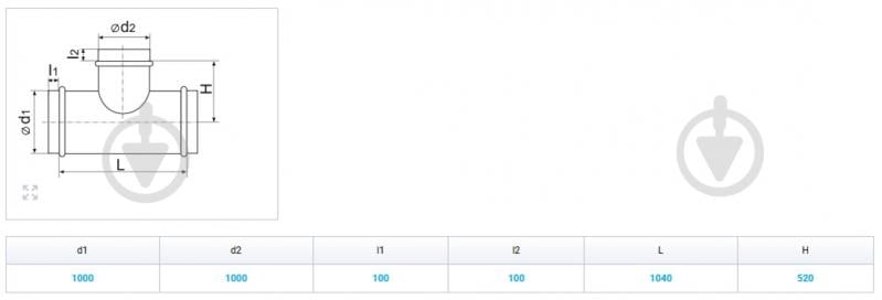 Тройник Вентс Трійник 100 - фото 2
