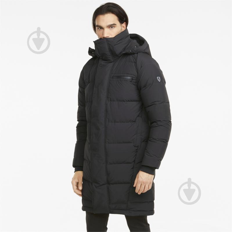 Куртка мужская Puma Ferrari Style Down Jacket 53176301 р.S черная - фото 1