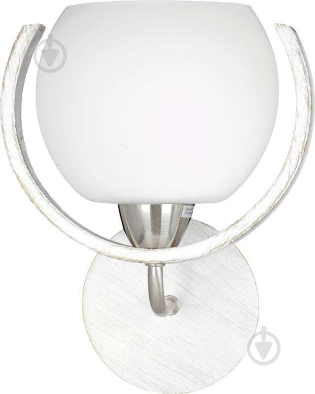 Бра Victoria Lighting 1x40 Вт E27 белый Odeon/AP1 - фото 1