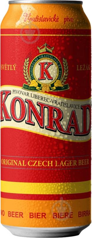 Пиво Konrad Ж/б 5.2% 0,5 л - фото 1 Пиво Konrad Ж/б 5.2% 0,5 л - фото 1