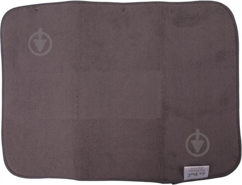 Коврик для сушки посуды La Nuit Ribbo 38х50 см темно-серый - фото 2 Коврик для сушки посуды La Nuit Ribbo 38х50 см темно-серый - фото 2