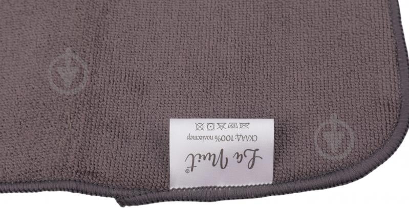 Коврик для сушки посуды La Nuit Ribbo 38х50 см темно-серый - фото 3 Коврик для сушки посуды La Nuit Ribbo 38х50 см темно-серый - фото 3