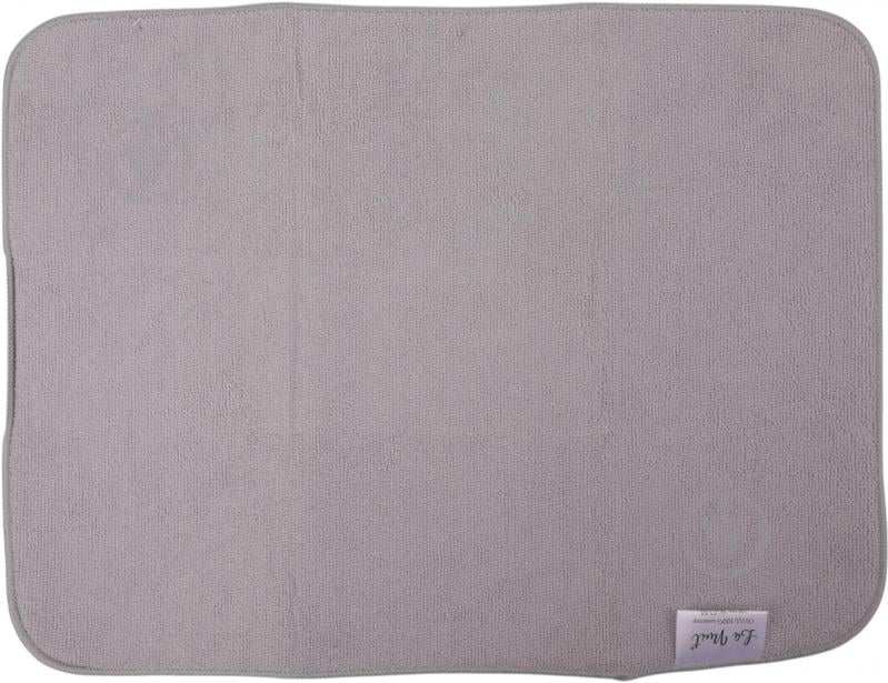 Коврик для сушки посуды La Nuit Ribbo 38х50 см светло-серый - фото 2 Коврик для сушки посуды La Nuit Ribbo 38х50 см светло-серый - фото 2