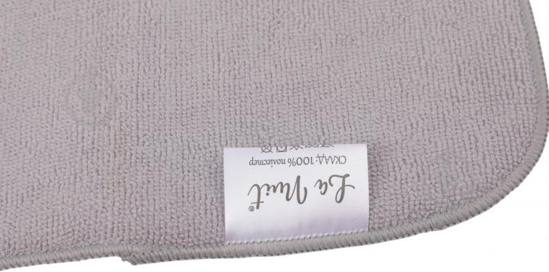 Коврик для сушки посуды La Nuit Ribbo 38х50 см светло-серый - фото 3 Коврик для сушки посуды La Nuit Ribbo 38х50 см светло-серый - фото 3