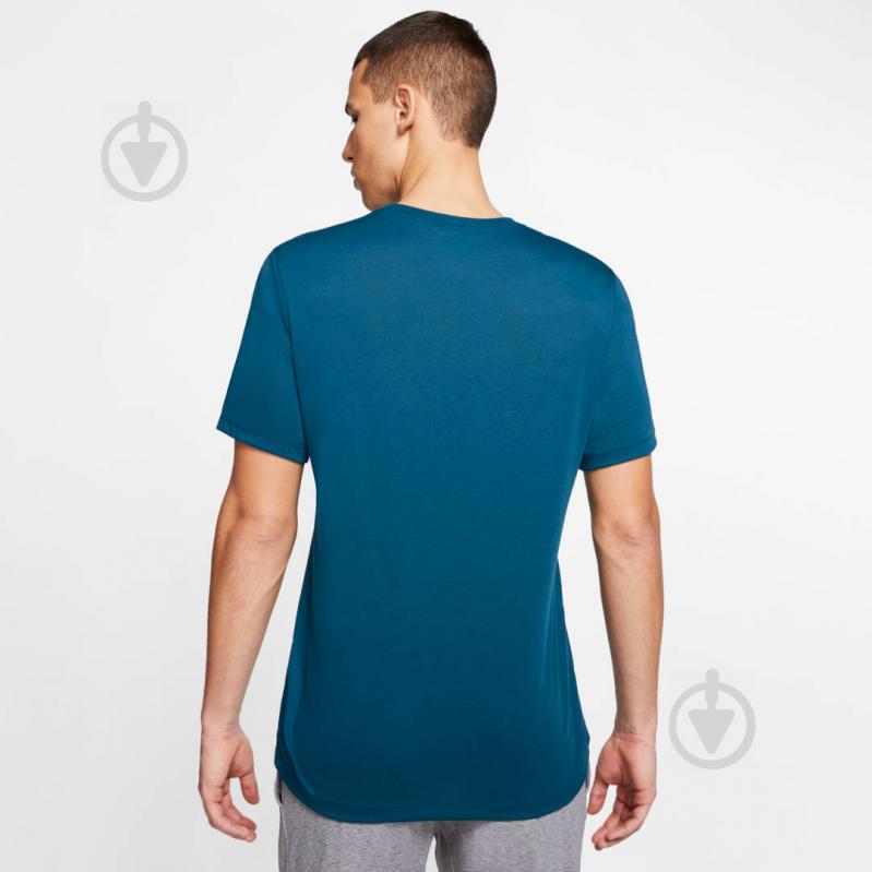 Футболка Nike M NK DRY TEE DB SSNL SWOOSH CK4248-432 р.M синий - фото 4