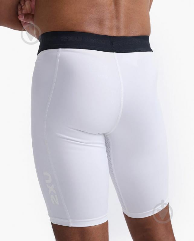 Велосипедки 2XU Base Layer Compression Shorts MA7198b_WHT/WHT р. S білий - фото 4