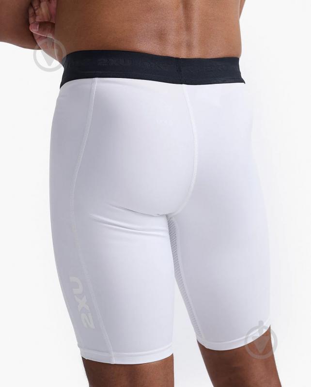 Велосипедки 2XU Base Layer Compression Shorts MA7198b_WHT/WHT р. L белый - фото 4