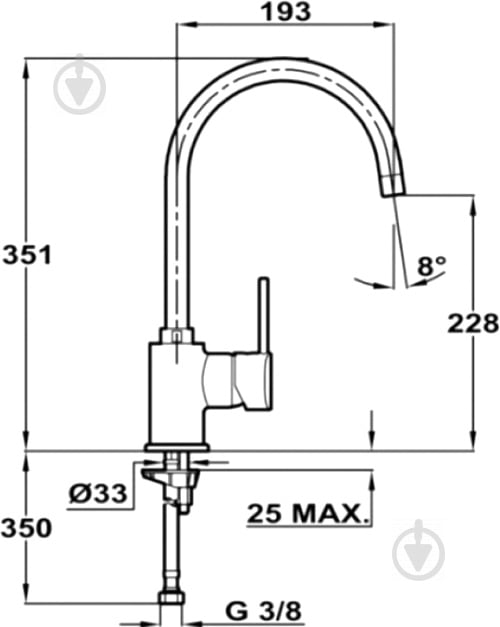 Смеситель для кухни Teka ALAIOR-XL H ARK 915 239151210 - фото 5