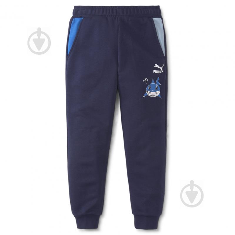 Штани Puma LIL PUMA Sweatpants 53179606 р. 92 синій - фото 1