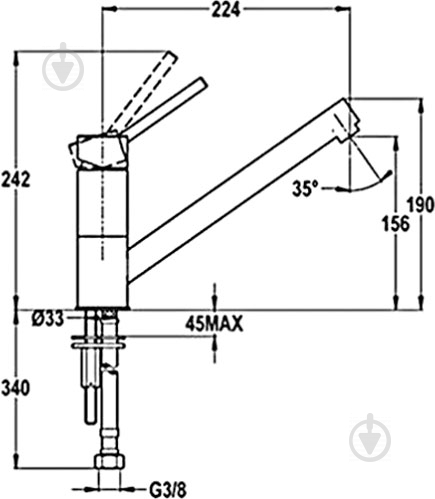 Змішувач для кухні Teka Aura L (AUK 913) 509130215 - фото 2