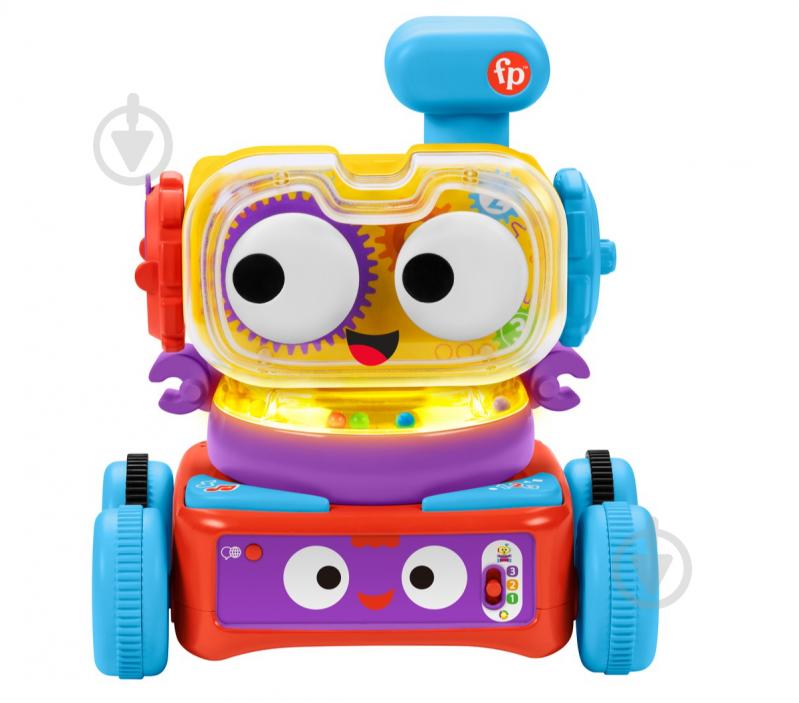 Игрушка интерактивная Fisher Price Робот 4-в-1 с технологией Smart Stages (многоязычный) HHJ42 - фото 1