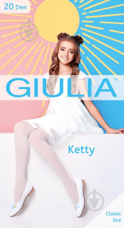 Колготки для девочек Giulia KETTY 20р.116 bianco - фото 1