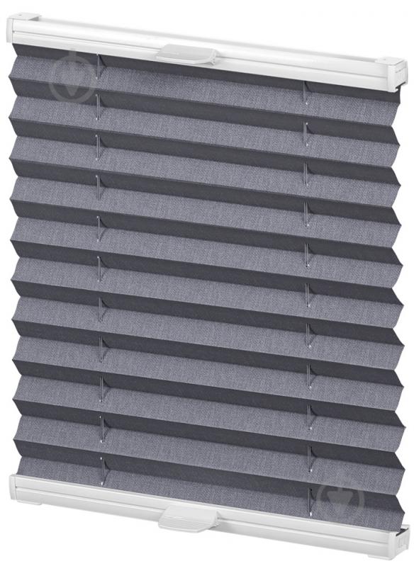 Штора-плиссе Rollotex ткань MELANGE 111х90 см Серый - фото 1