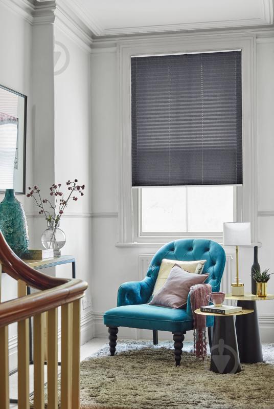 Штора-плиссе Rollotex ткань MELANGE 111х90 см Серый - фото 5