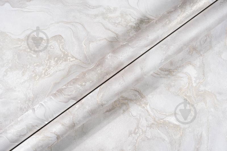 Шпалери вінілові гарячого тиснення Слов'янські шпалери Elegance collection Сяйво 2392-02 1,06x10,05 м - фото 2