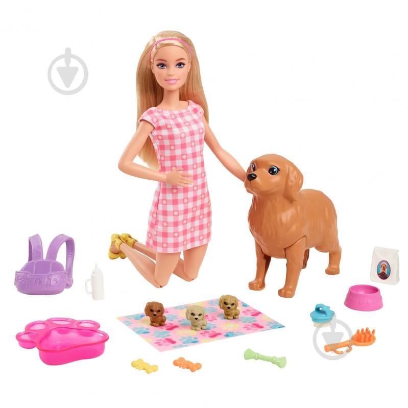 Игровой набор Barbie Маленькое трио HCK75 - фото 2 Игровой набор Barbie Маленькое трио HCK75 - фото 2
