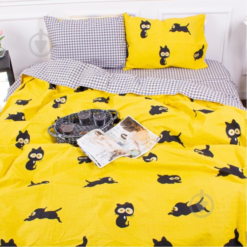 Комплект постельного белья MirSon 17-0572 Black Cat мульти - фото 1