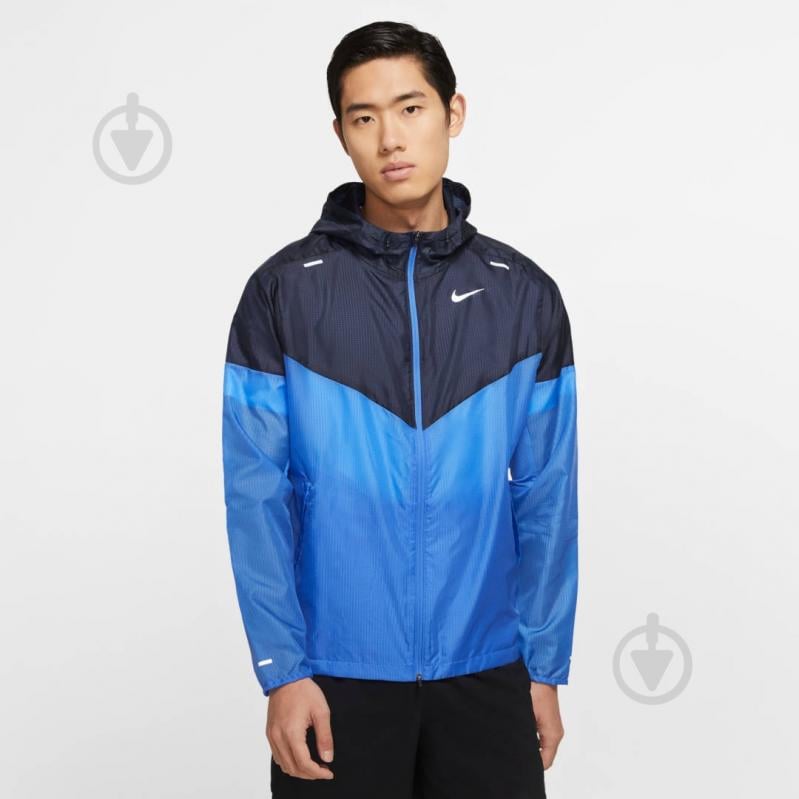 Ветровка мужская Nike M NK WINDRUNNER JKT CK6341-402 р.S голубая - фото 3 Ветровка мужская Nike M NK WINDRUNNER JKT CK6341-402 р.S голубая - фото 3