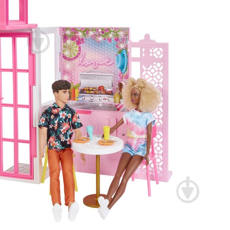 Ігровий набір Barbie Портативний будиночок (2-поверховий) HCD47 - фото 2