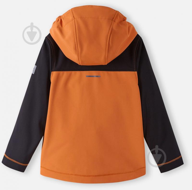 Куртка Reima Softshell Sipoo р.104 оранжевый 5100012A-2680 - фото 2
