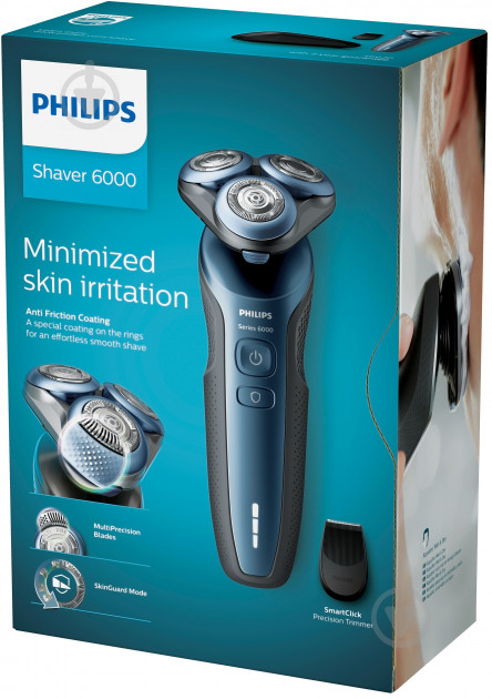 Электробритва Philips Series 6000 S6620/11 для сухого и влажного бритья - фото 11