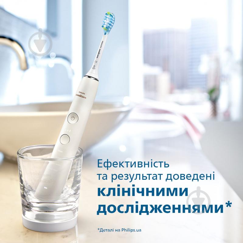 Електрична зубна щітка Philips Sonicare Diamond Clean 9000 White & Black HX9914/57 - фото 3