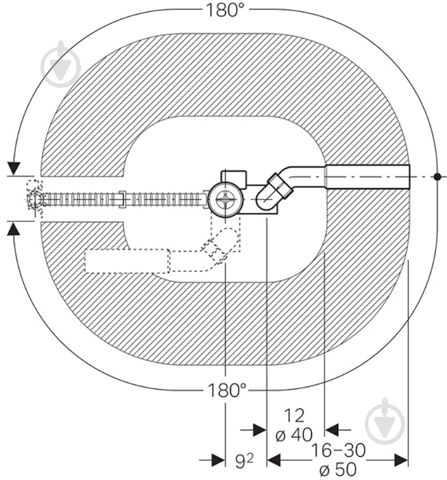 Злив-перелив для ванни Geberit 150.525.21.1 - фото 3 Злив-перелив для ванни Geberit 150.525.21.1 - фото 3