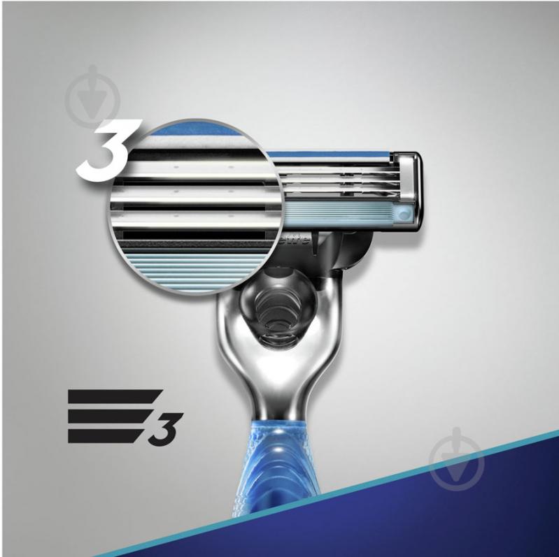 Станок для бритья Gillette Mach 3 Start со сменными картриджами 3 шт. - фото 4