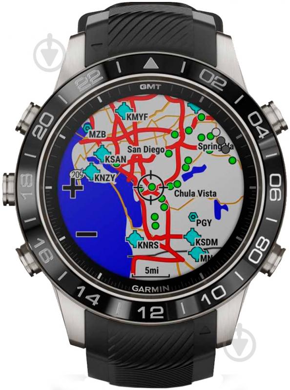 Смарт-годинник Garmin MARQ Aviator Performance Edition black (010-02567-11) - фото 6 Смарт-годинник Garmin MARQ Aviator Performance Edition black (010-02567-11) - фото 6