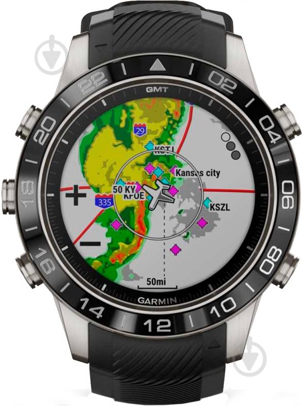 Смарт-годинник Garmin MARQ Aviator Performance Edition black (010-02567-11) - фото 5 Смарт-годинник Garmin MARQ Aviator Performance Edition black (010-02567-11) - фото 5
