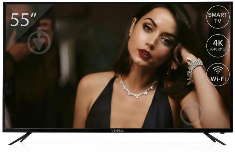 Телевізор Vinga S55UHD21B - фото 1