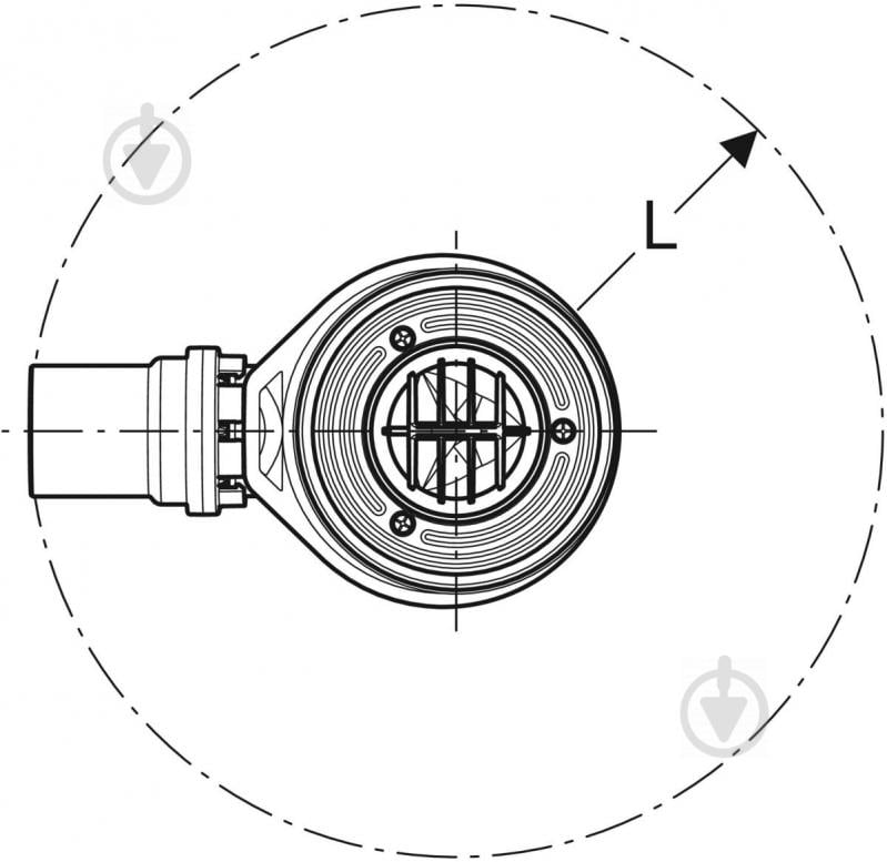 Сифон для душевого поддона Geberit d90 - фото 3