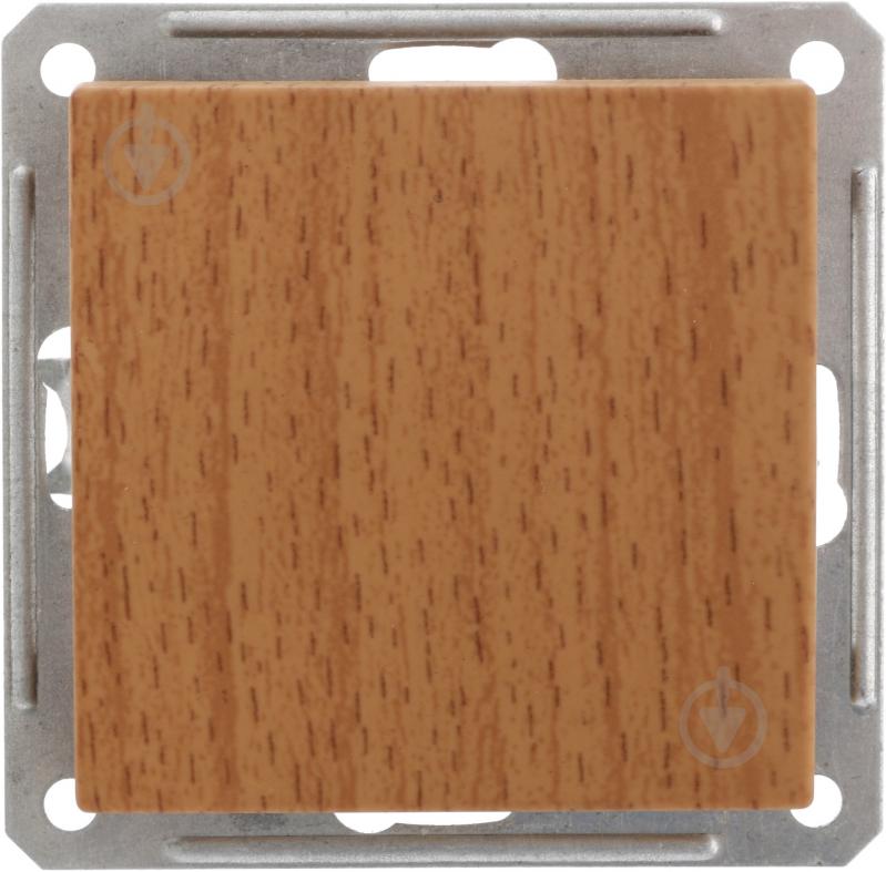 Выключатель одноклавишный Schneider Electric Wessen W-59 без подсветки бук - фото 1