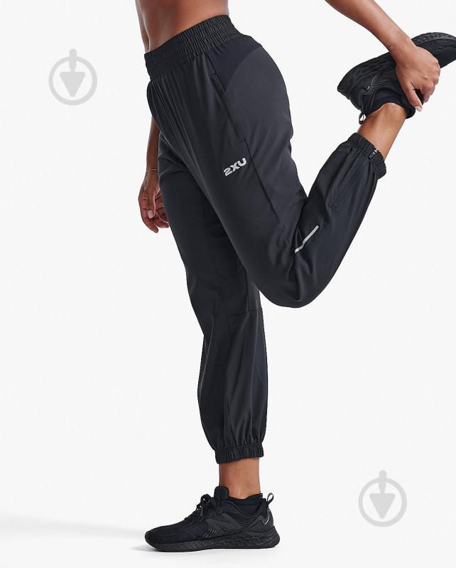 Брюки 2XU Aero Woven Jogger WR7206b_BLK/SRF р. M черный - фото 2