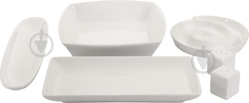 Набор форм для сервировки White 6 предметів - фото 1