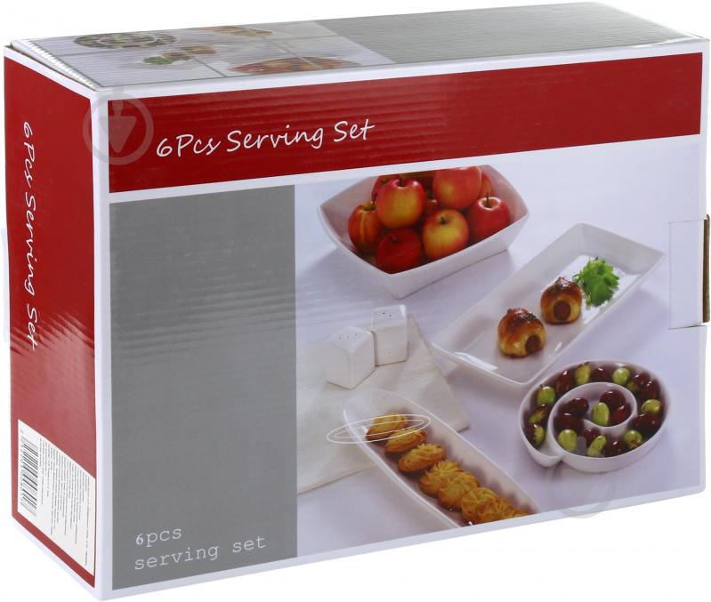 Набор форм для сервировки White 6 предметів - фото 12